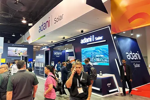 adani solar exhibition stand